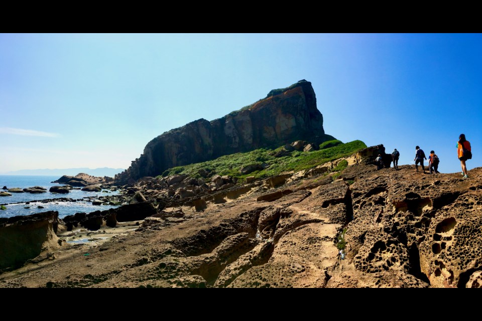 Field excursion at Yehliu.