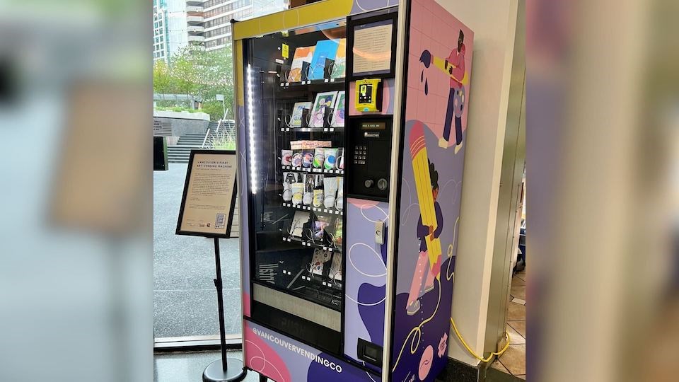 Watch: You can visit the first 'art vending machine' in downtown Vancouver