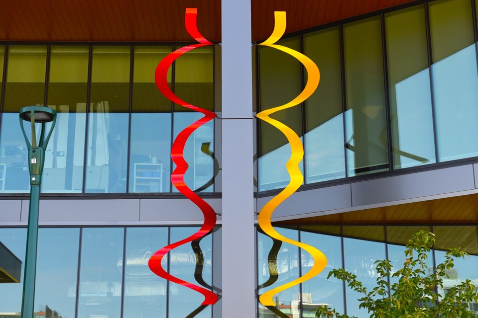 A new public art piece called "Circulation" has been installed in Vancouver's Mount Pleasant neighbourhood. 