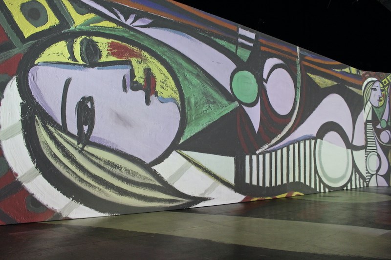 The immersive show offers a different way to experience the art of Pablo Picasso