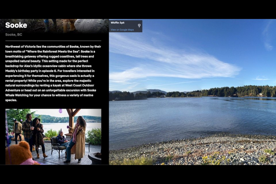Sooke is one of the stunning Vancouver Island locations used in Maid