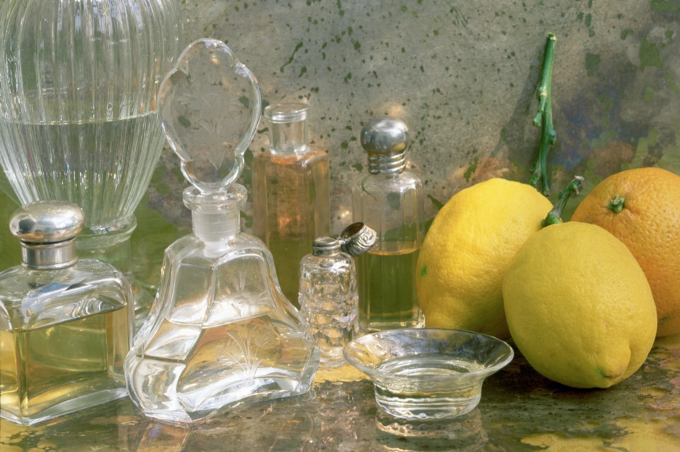 Perfume Bottles and Lemons