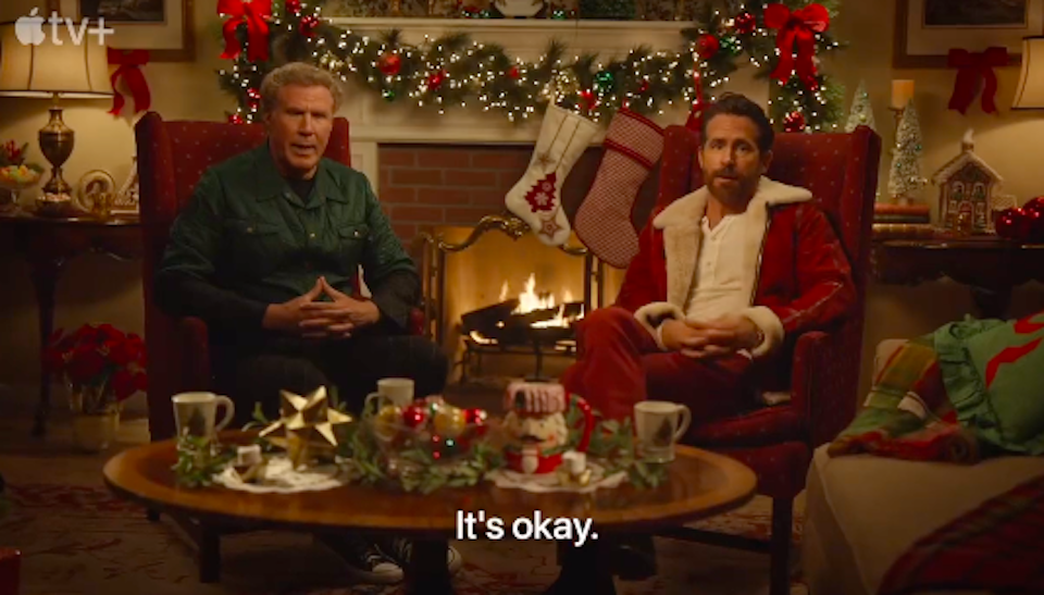 Ryan Reynolds and Will Ferrell Filming Their New Christmas Musical