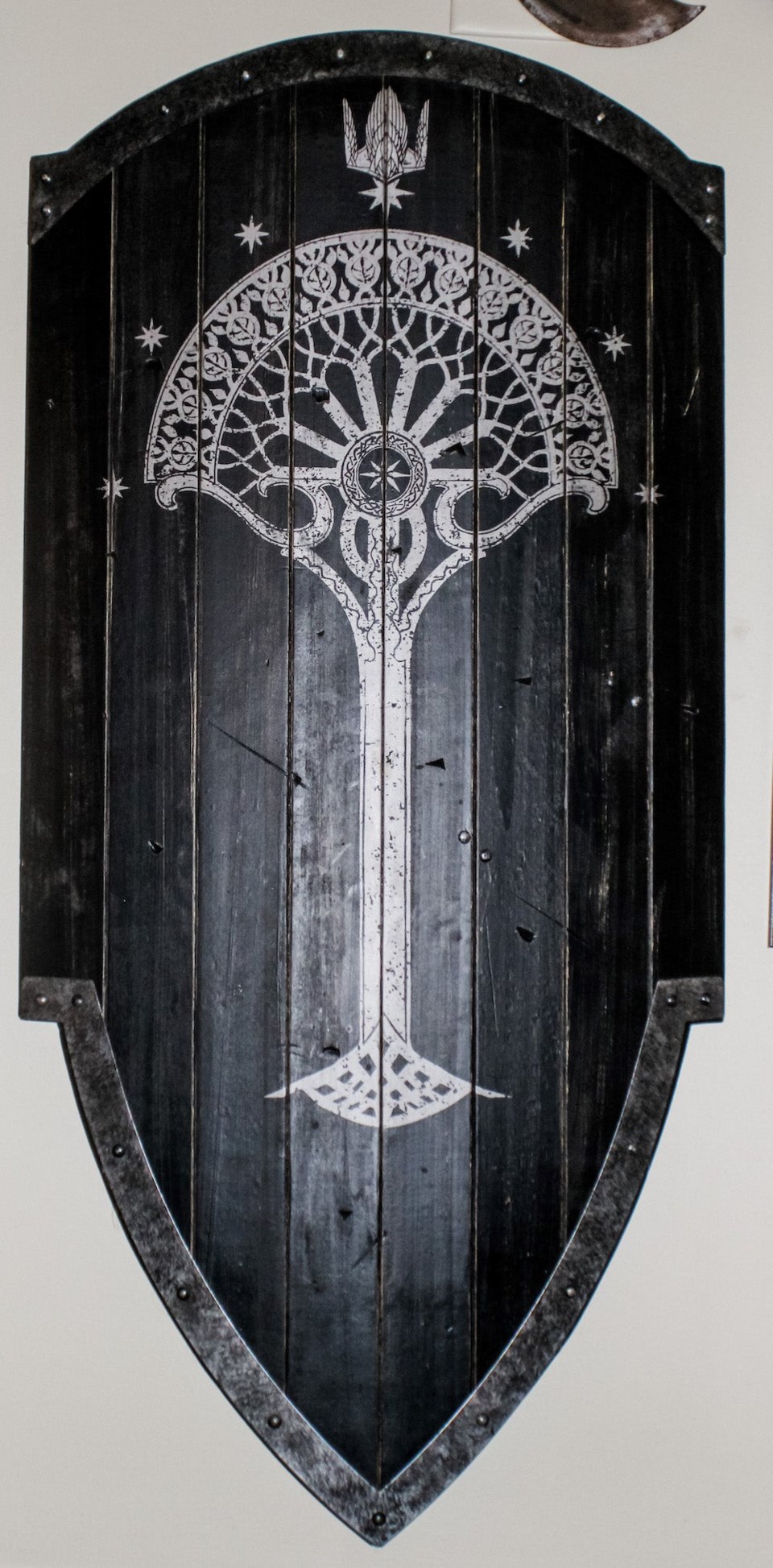 Storm Crow Alehouse silent auction LOTR shield