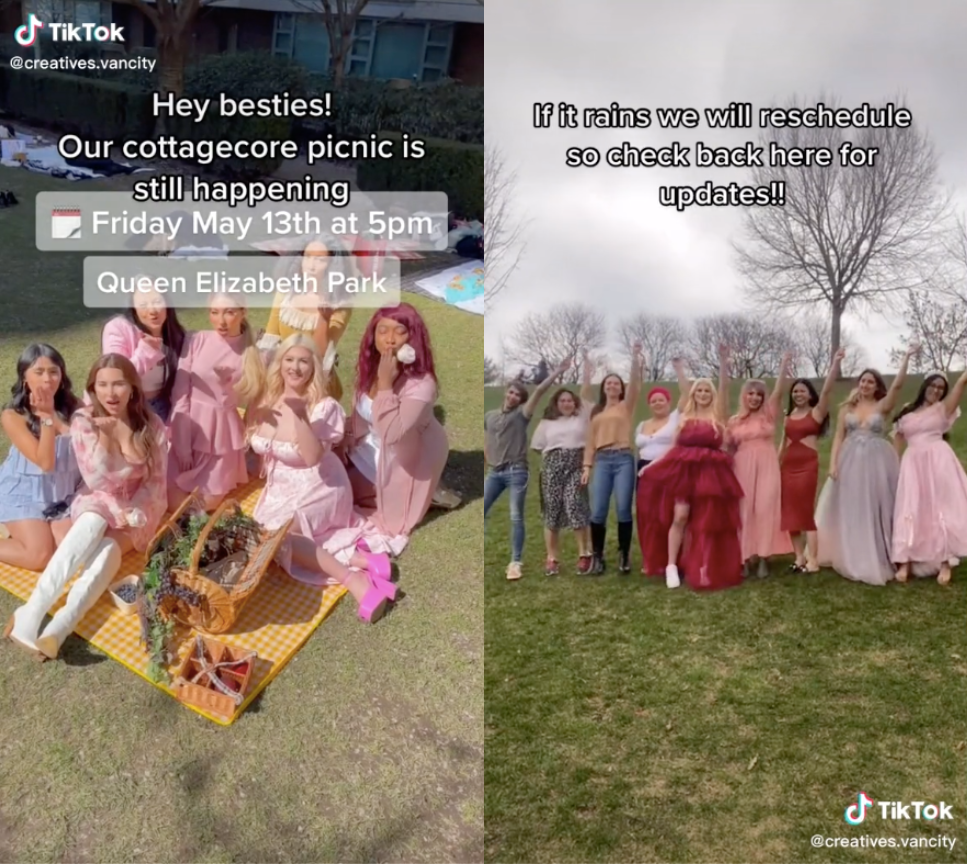 A TikTok cottagecore picnic is happening in Vancouver