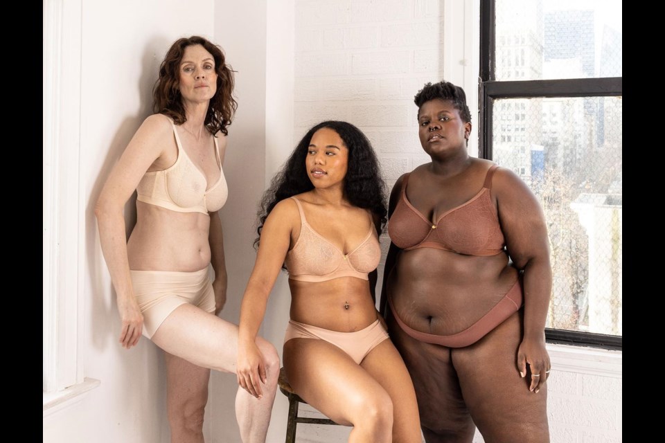 Understance's sizes range from 32-48, A to G and the brand prefers to use models who better represent the women who wear their undergarments.
