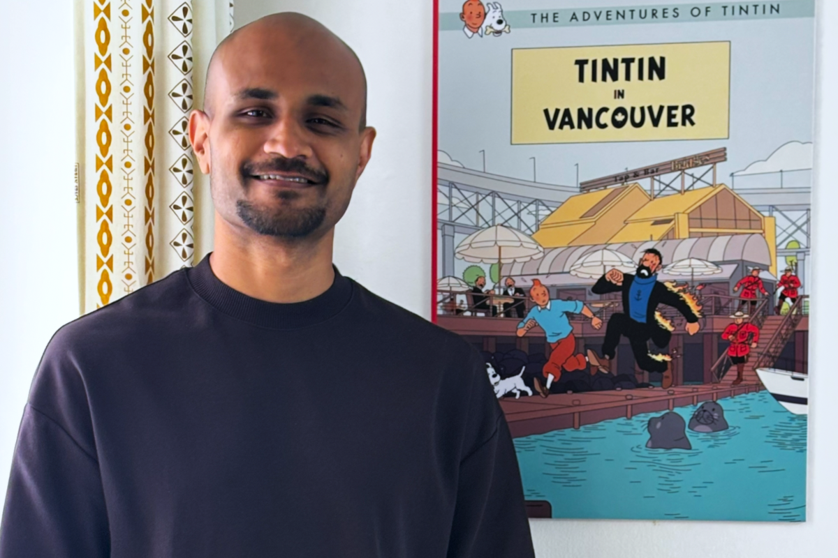 Meet the artist behind the fan-made 'Tintin in Vancouver' book cover