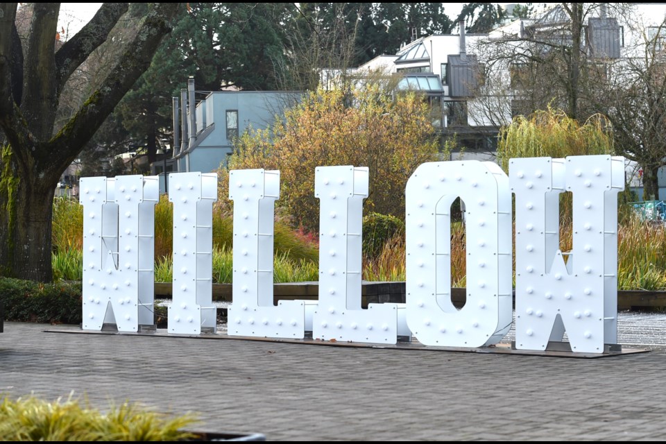 Signs across Vancouver have been set up in advance of Taylor Swift's Eras Tour arrival. Willow is at Granville Island.