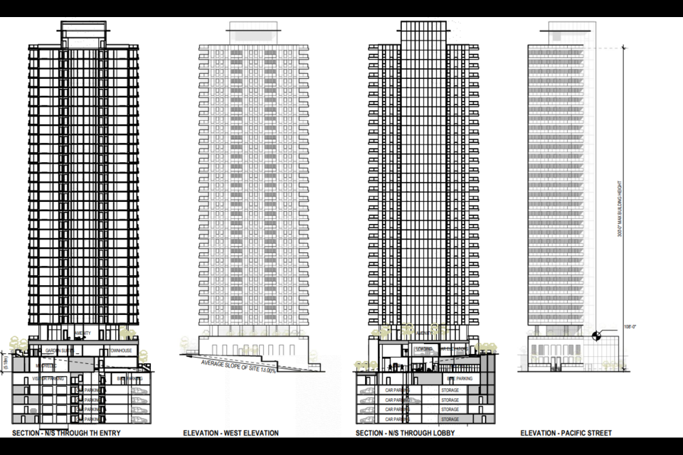 The tower will mostly be residential units with 180 homes.