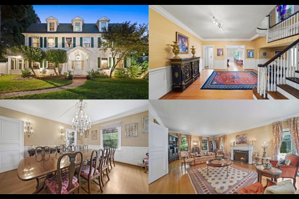 A stylish home on 3996 Cypress Street, Vancouver, BC, with grand foyer and elegant staircase.