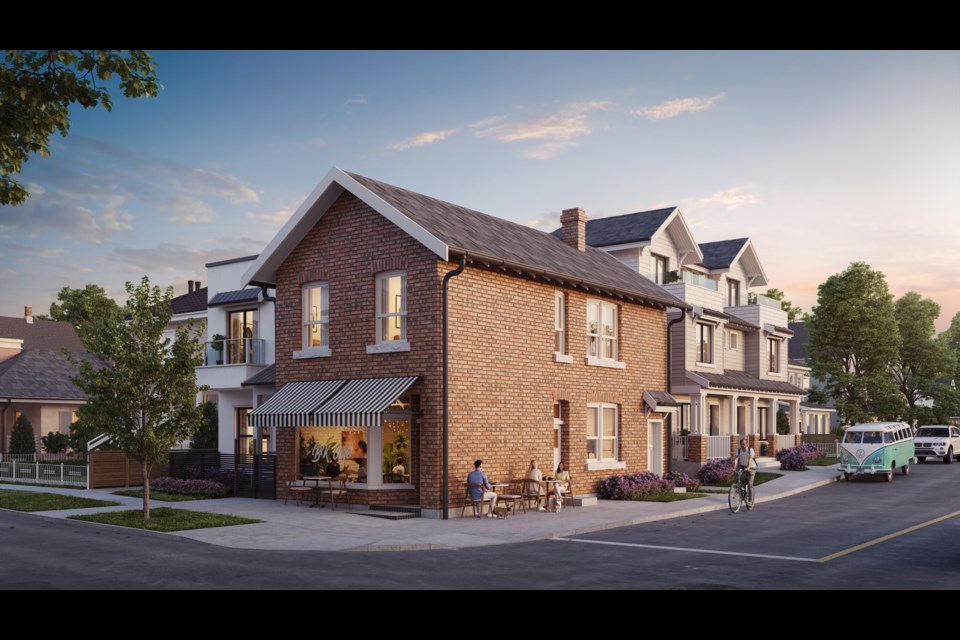 A rendering of the fully completed Century House development.