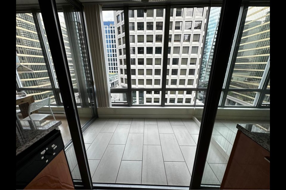 This tiny room in downtown Vancouver is going for $1,200 pre month.