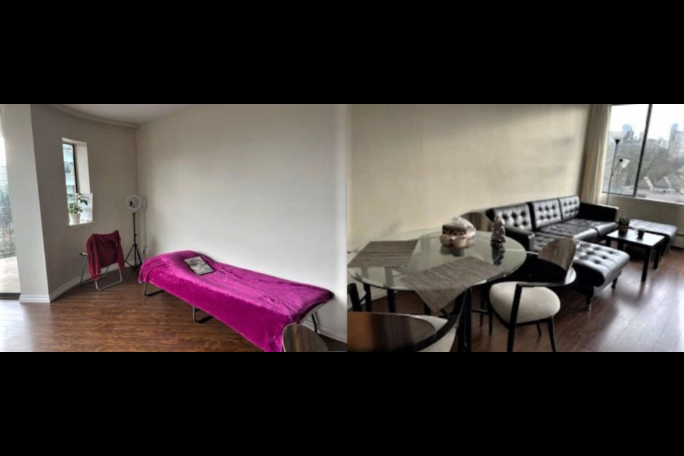 The space doesn't offer much privacy.