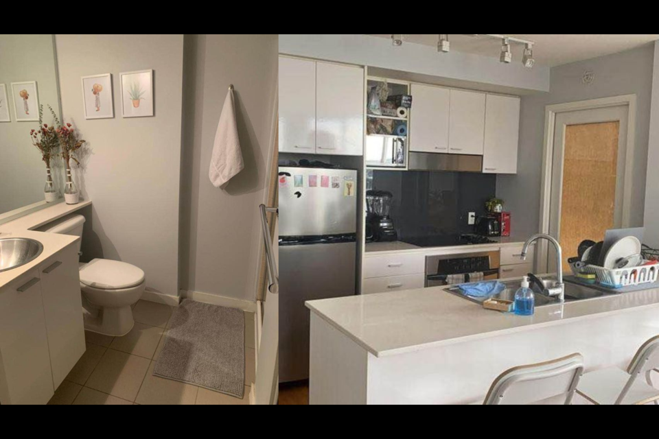 While the rent is relatively cheap ($700), it doesn't offer much room.