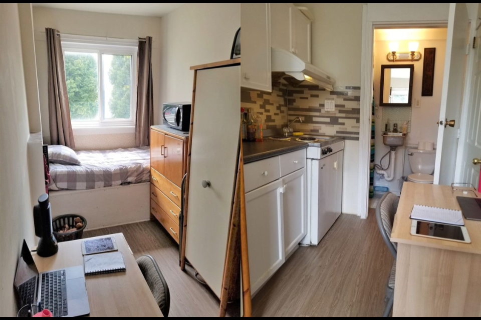 This micro-unit may be the smallest apartment in Vancouver that's available to rent right now.