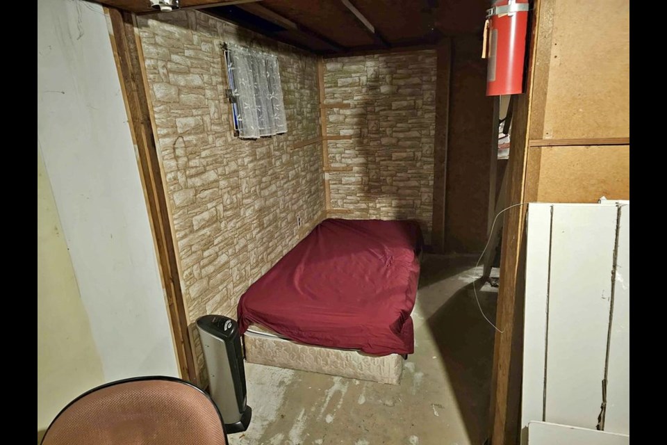 This basement bed is being listed as a "private room" running $500 in Vancouver.