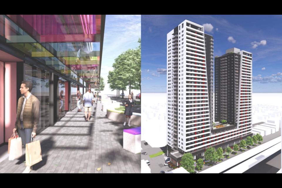 The new development proposed for Vancouver's Joyce-Collingwood neighbourhood would see two towers hitting, and exceeding, 30 storeys.