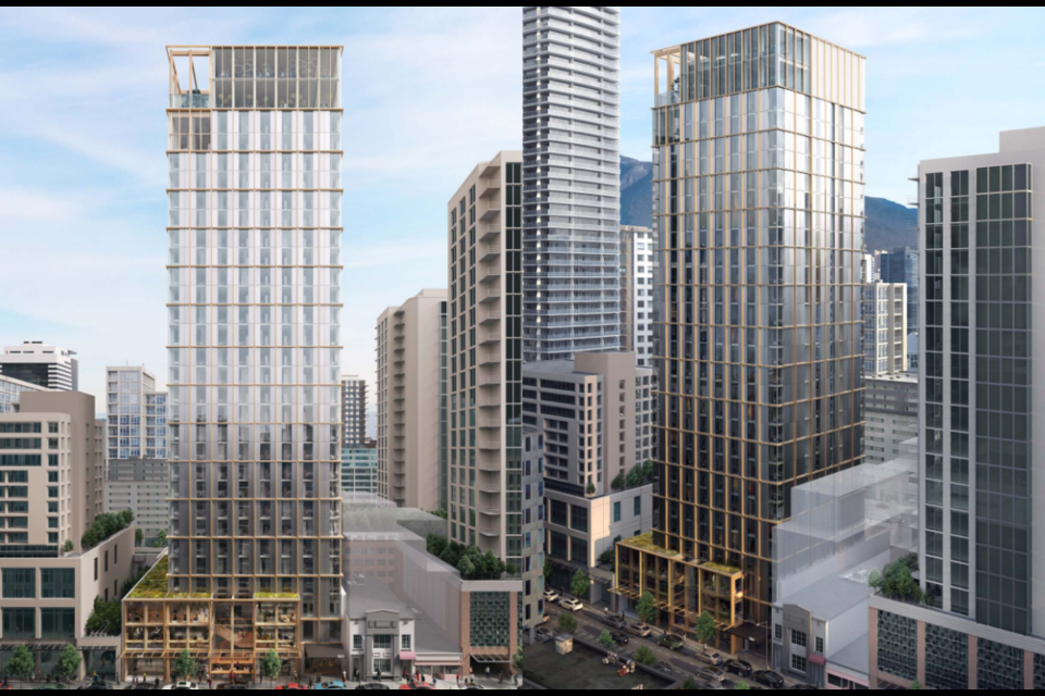 A new 30-storey hotel is being proposed for downtown Vancouver.