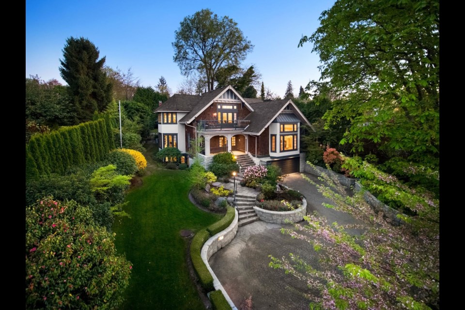 The English cottage-style house at 1638 Marpole Ave. in Shaugnessy is going for almost $15.9 million.