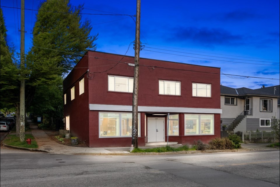 The home on East 2 Avenue in Vancouver is in a former corner store.