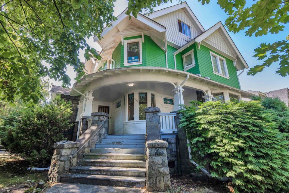 The three-storey house is on sale for the first time in over 60 years and has been listed for $4,999,999 on REW.