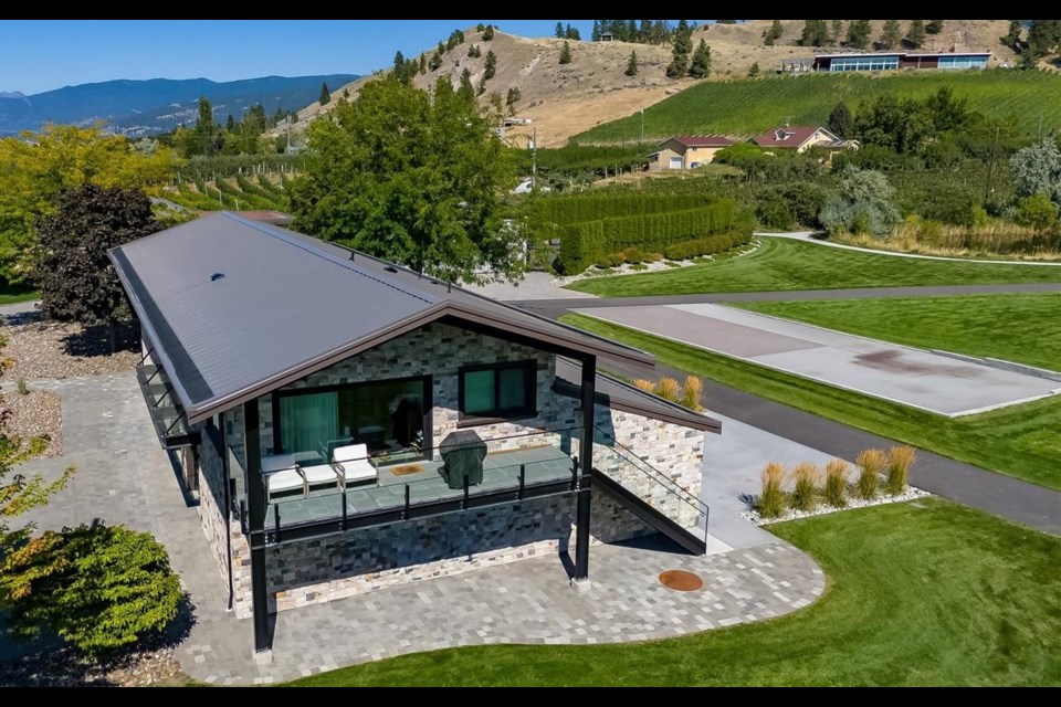 The property also has several cabins.
