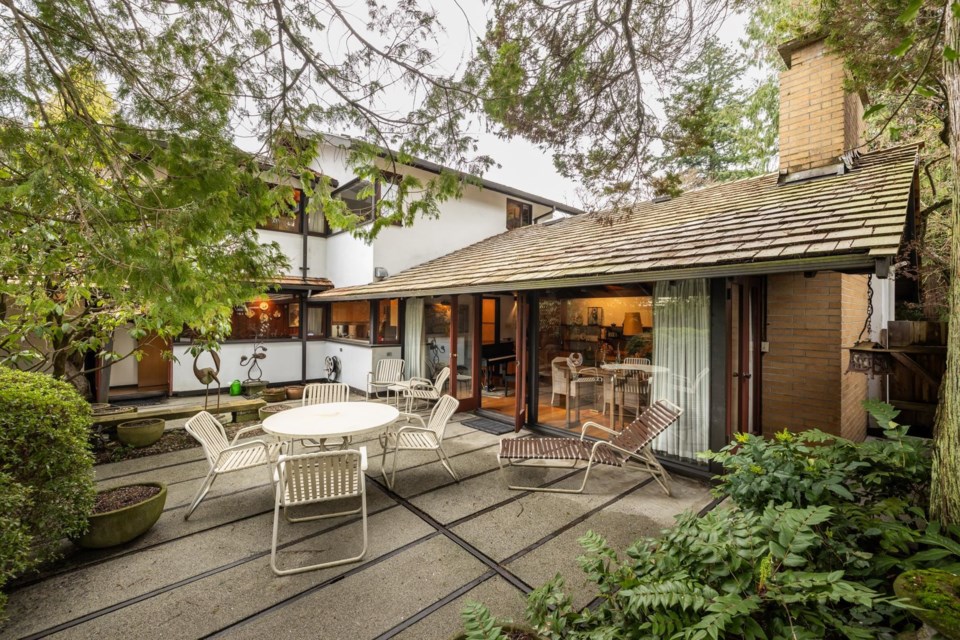 Dodek House in Vancouver is selling for $3,950,000. It was built in 1958 and was designed by famed architect Ron Thom.