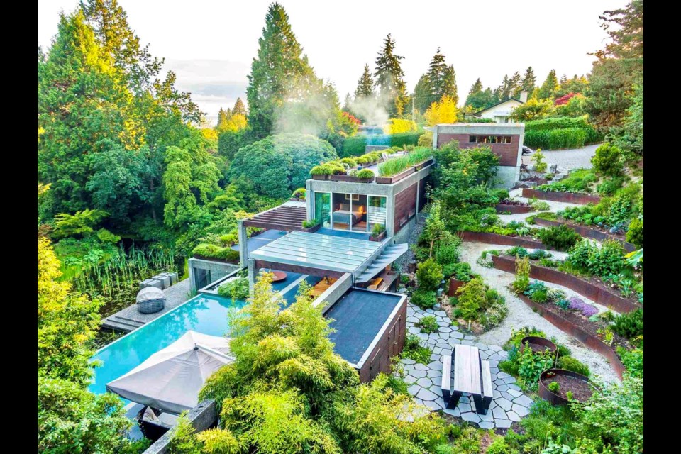 The Eppich House, built in 1979, was designed by renowned Vancouver-born architect Arthur Erickson.