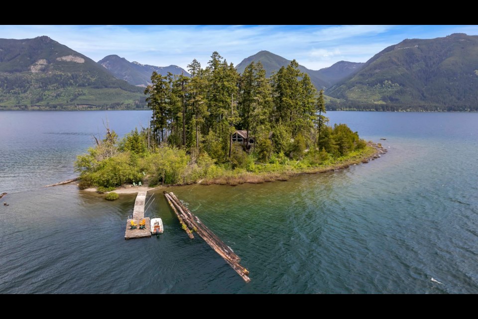 A private island in B.C. is on the market, asking $1.5 million.