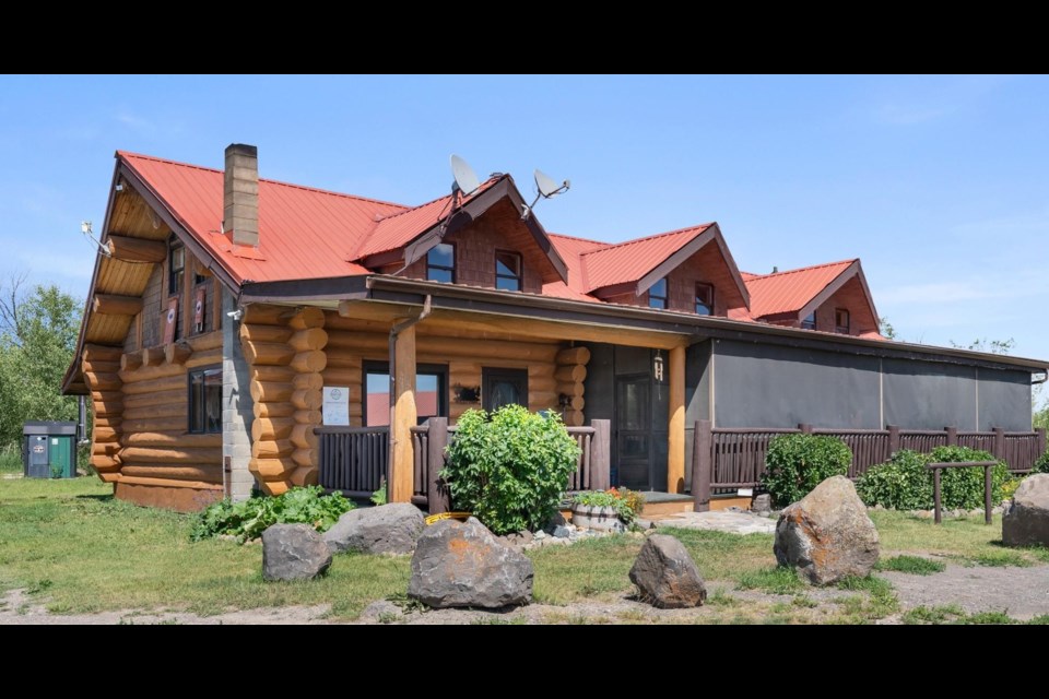 The ranch is currently used as a guest ranch with four separate cabins or houses to rent and one to live in.