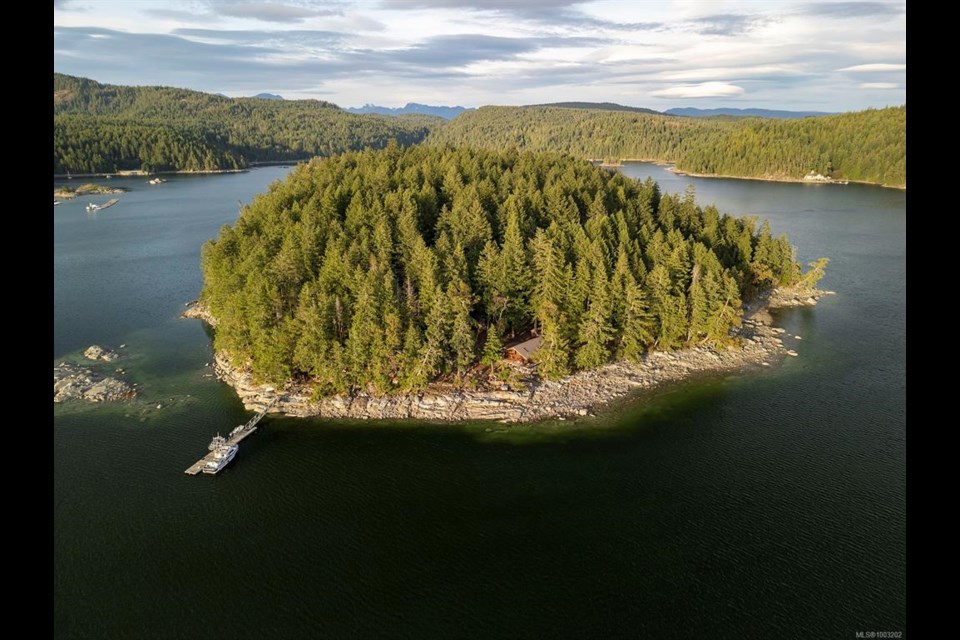 Tan Island, B.C. is selling for $6 million.