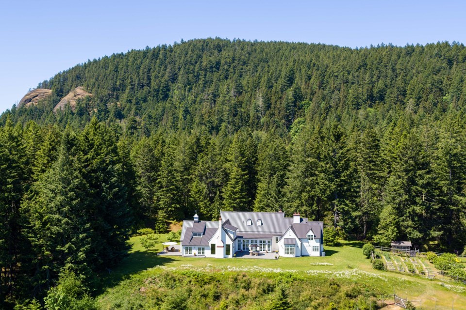 A house more at home in the south of France is up for sale on Salt Spring Island.