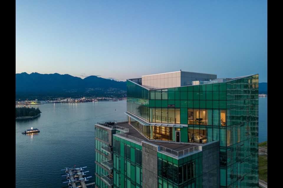 The penthouse at Vancouver's Three Harbour Green is on the market for $39.88 million.