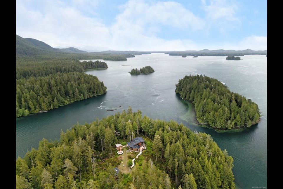 A private island is now for sale near the popular B.C. town of Tofino.