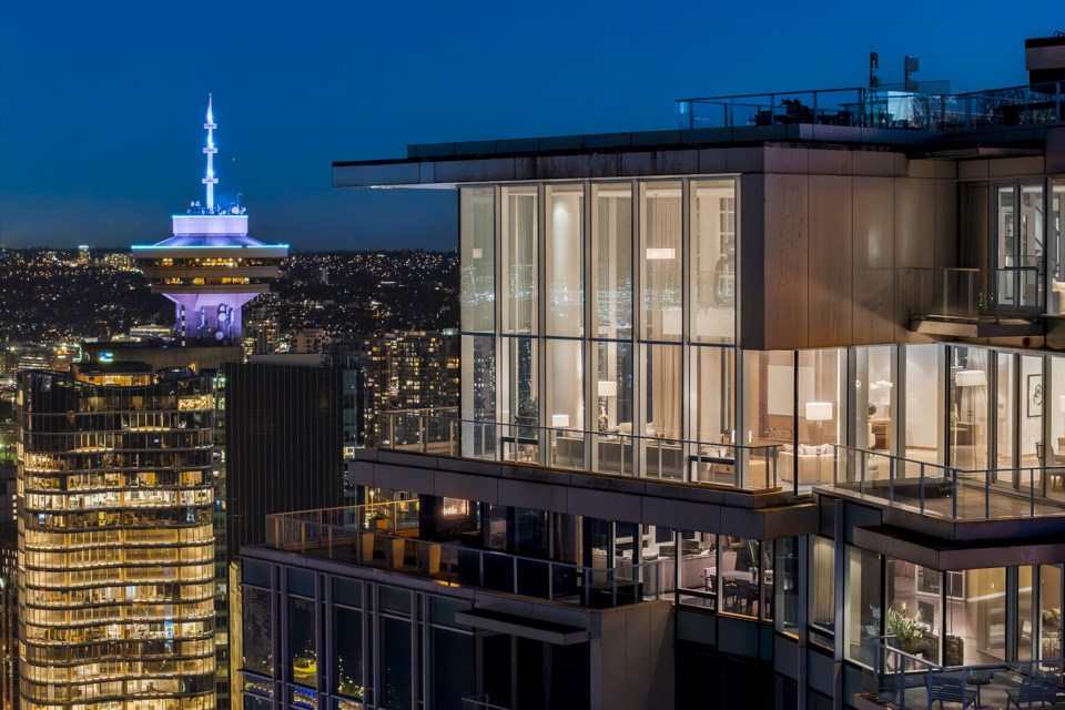 The huge penthouse is on the market for $21 million.