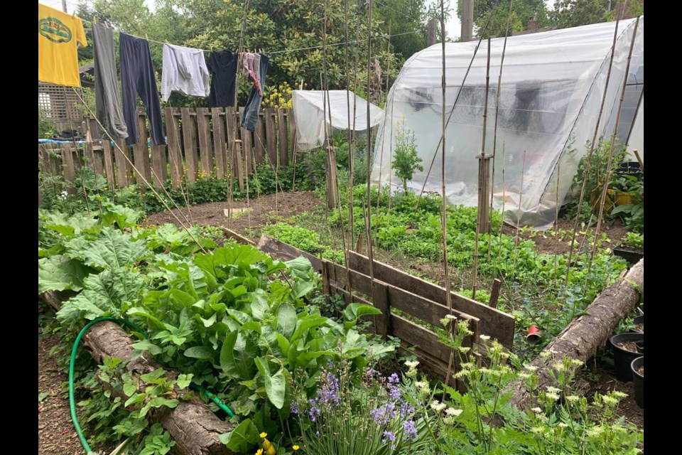 There's also a little garden.