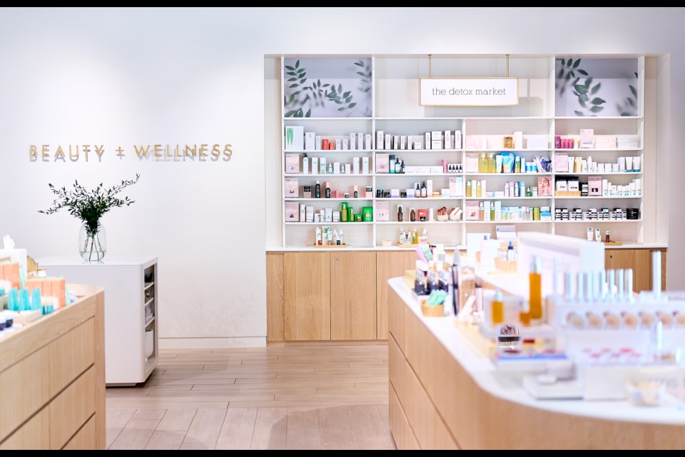 Inside the new beauty and wellness flagship store at the Robson street Indigo.