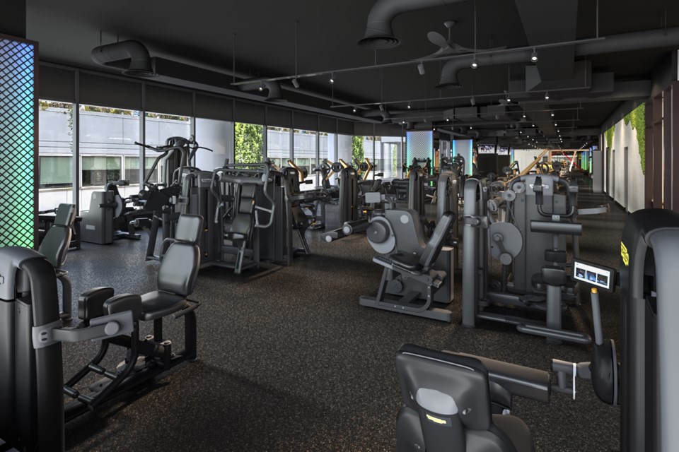 The gym will have a traditional strength area along with other types of rooms.