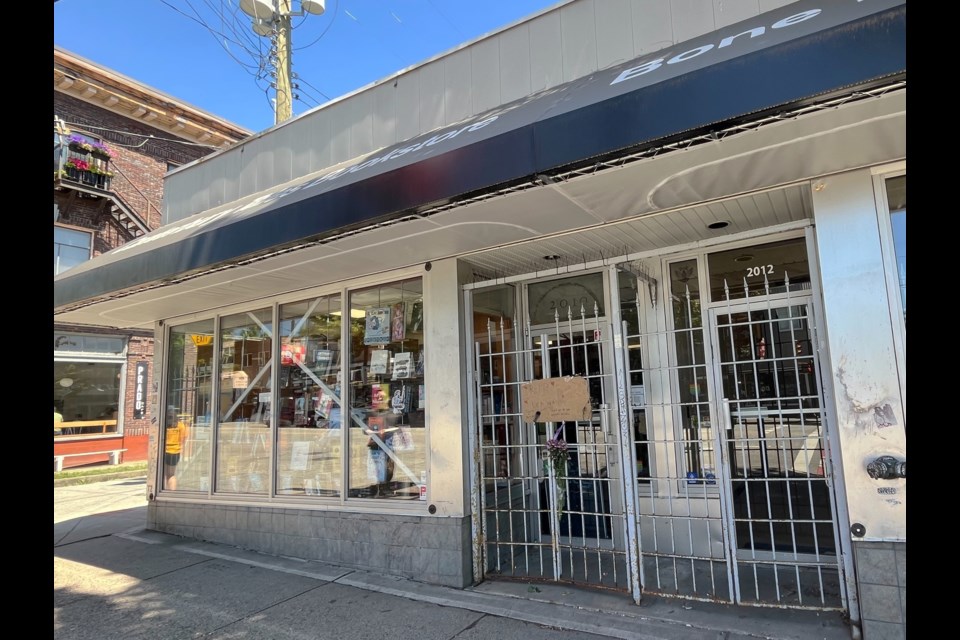 Canterbury Tales Bookstore on Vancouver's Commercial Drive has temporarily closed.