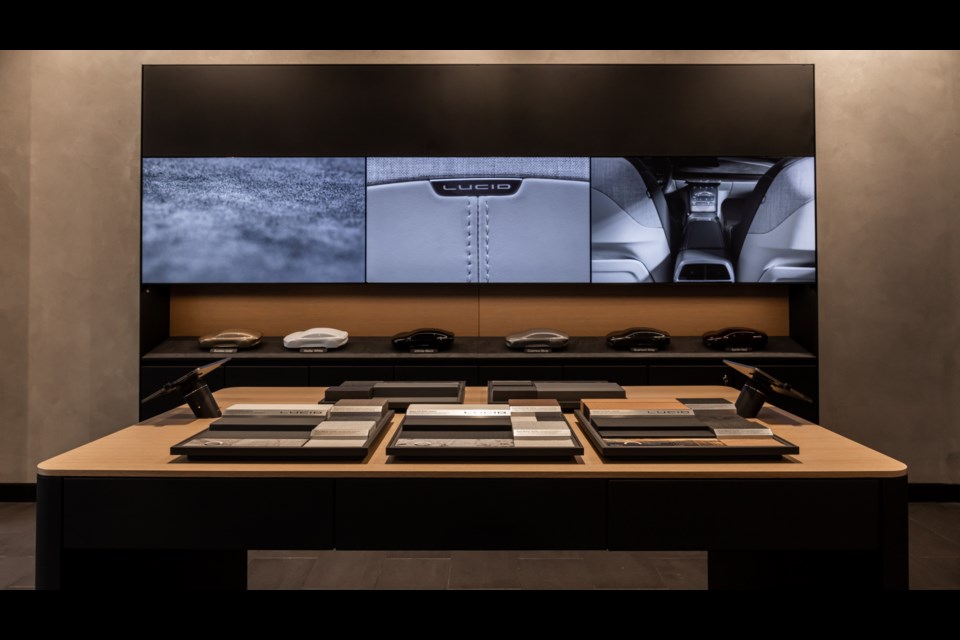 Lucid air showroom discount
