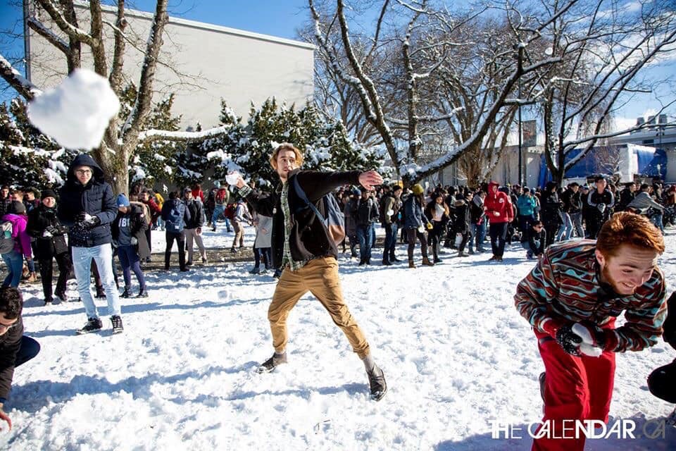 Annual Snowball Fight Cancelled At Ubc Because Of Snow Vancouver