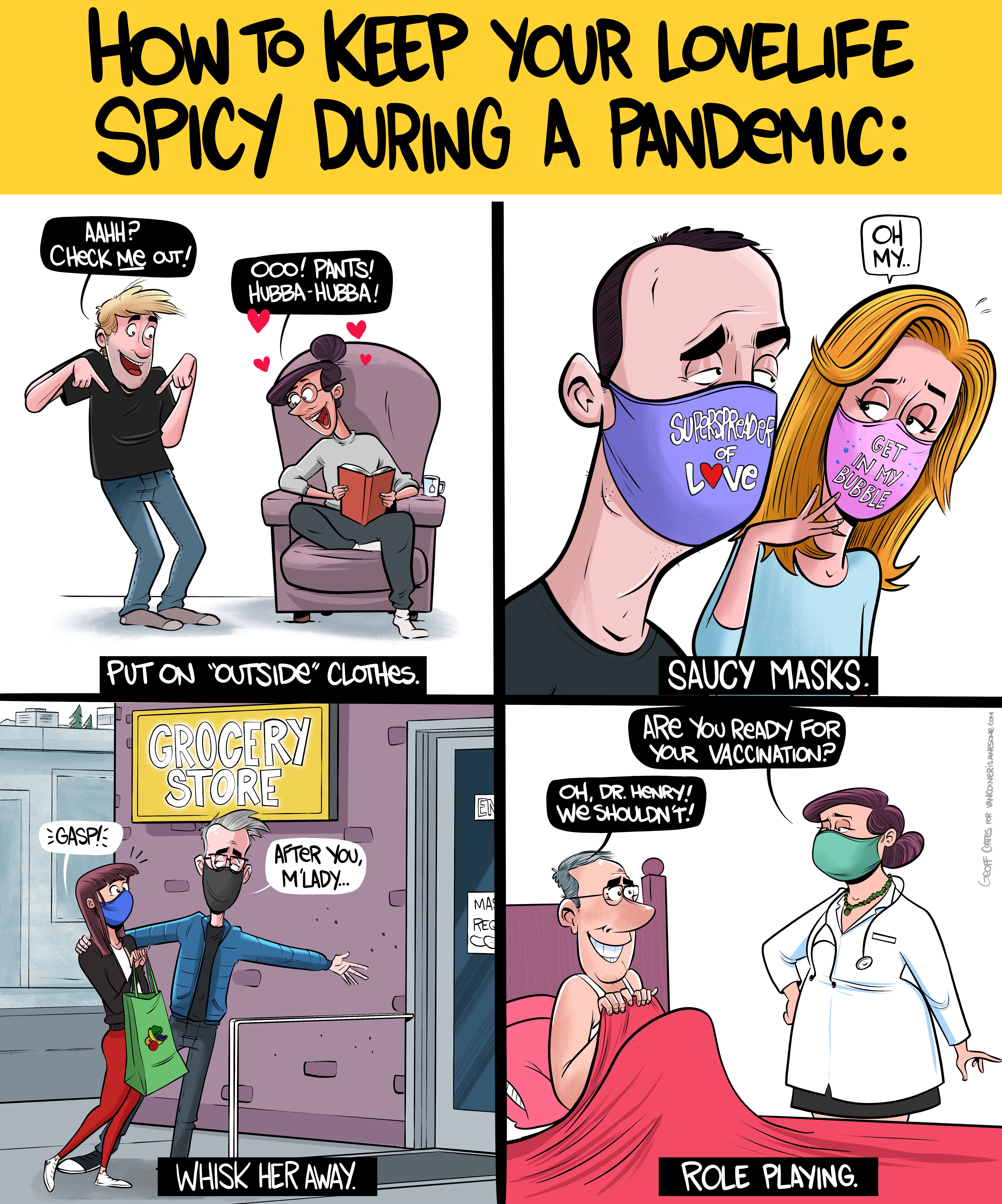 Comic shows funny tips for a healthy love life during the pandemic -  Vancouver Is Awesome