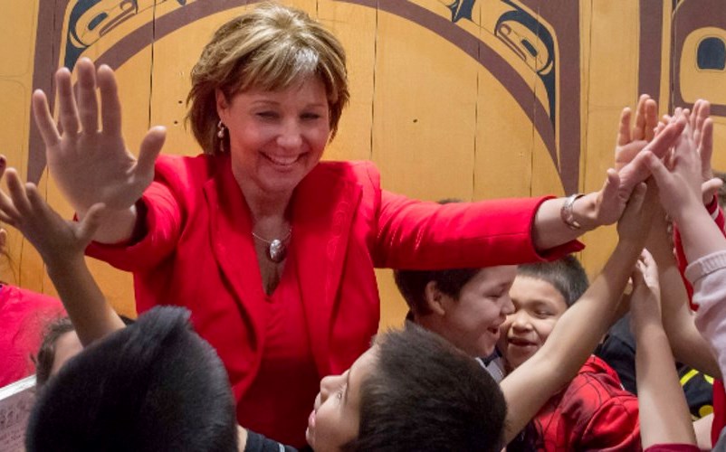 christy-clark-high-fives