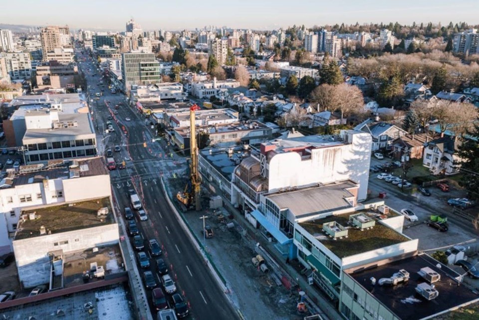 Broadway Subway Project construction Vancouver