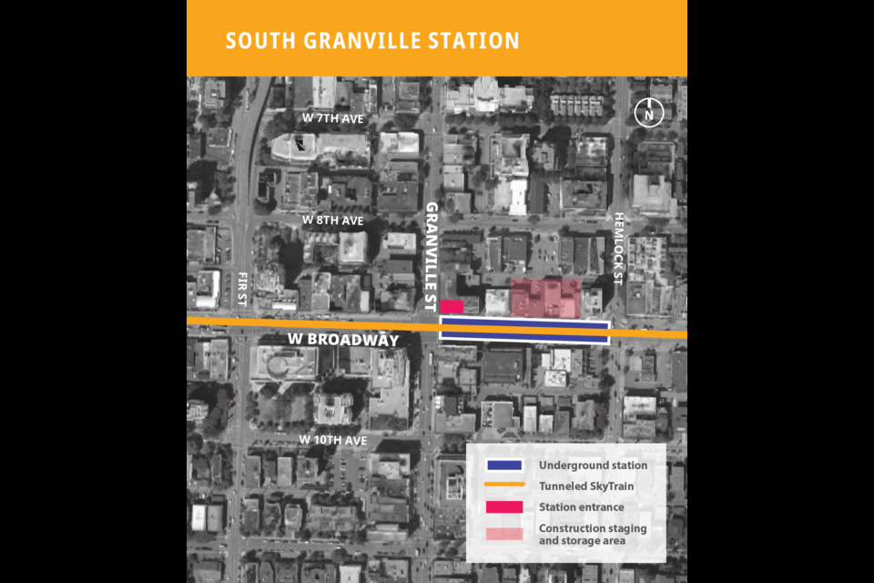 The 5.7-kilometre extension of the Millennium Line will add six more stations along Broadway and is expected to be completed by 2025 and cost $2.83 billion.