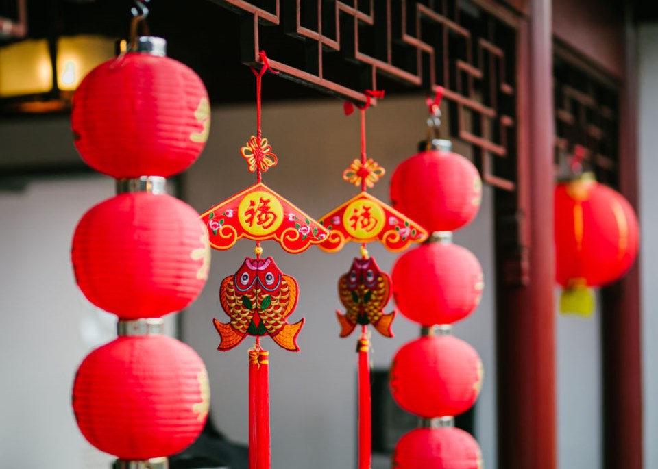 Chinese lanterns Vancouver Lunar New Year