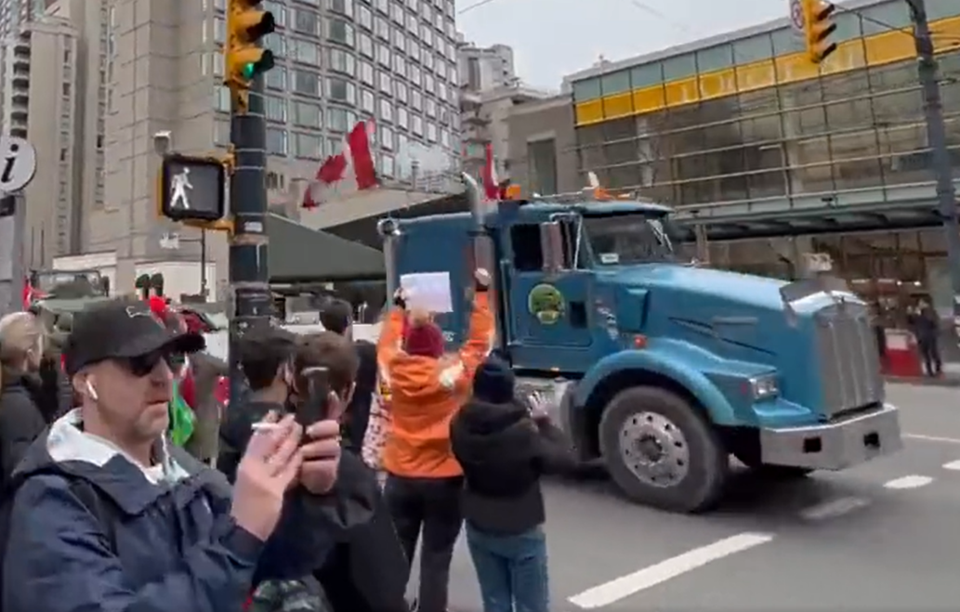Convoy protest Vancouver
