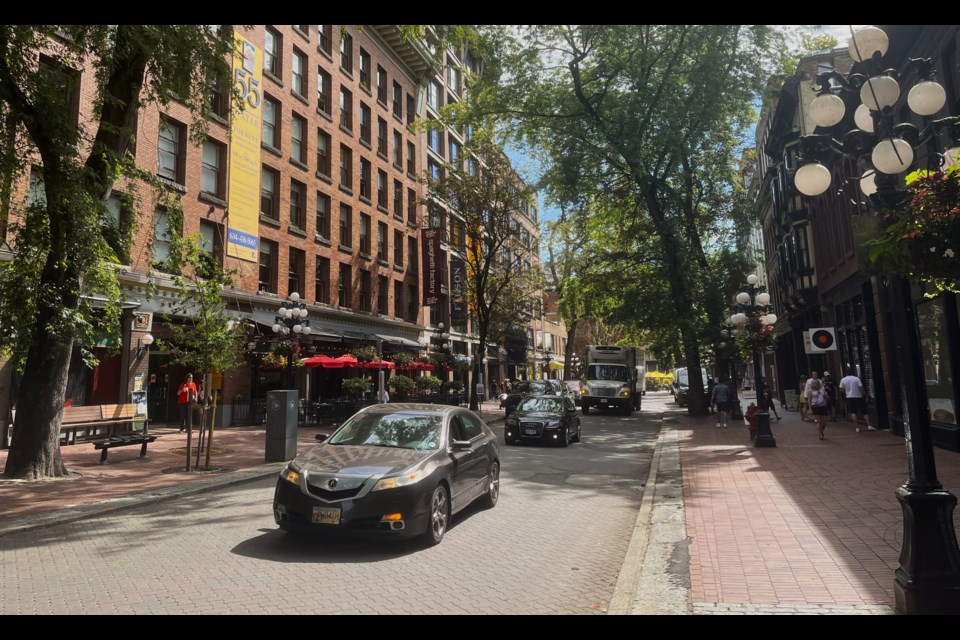 In the summer Gastown's traffic will be altered as car-free areas are designated on Water Street.