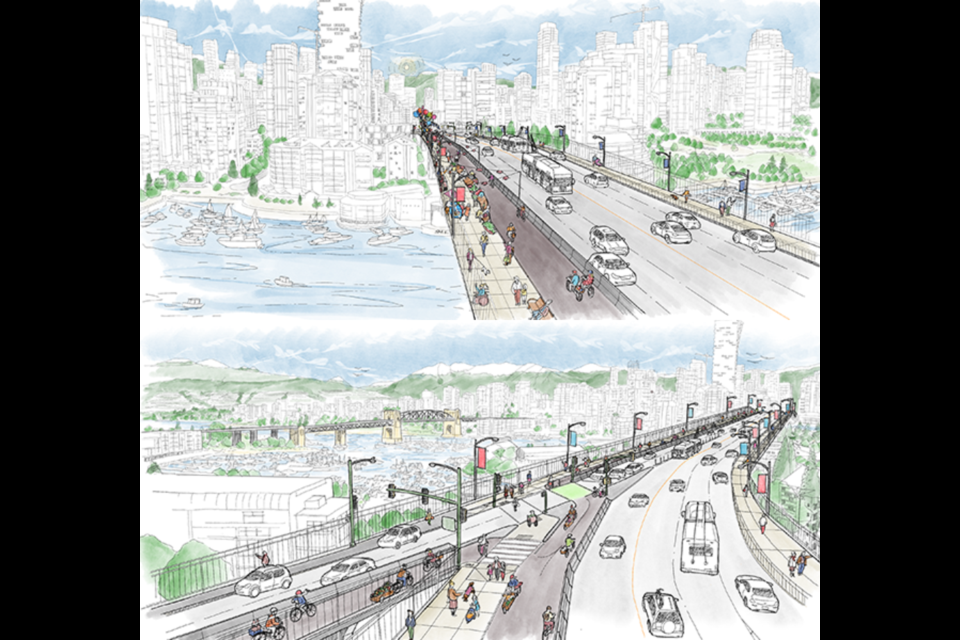 The Granville Bridge connector project begins this month as Phase 1 starts.