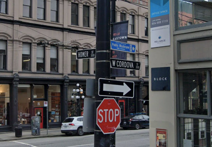 Cordova Street between Richards and Gore will be two-way instead of one-way from May 25, 2025 through September, according to the City of Vancouver